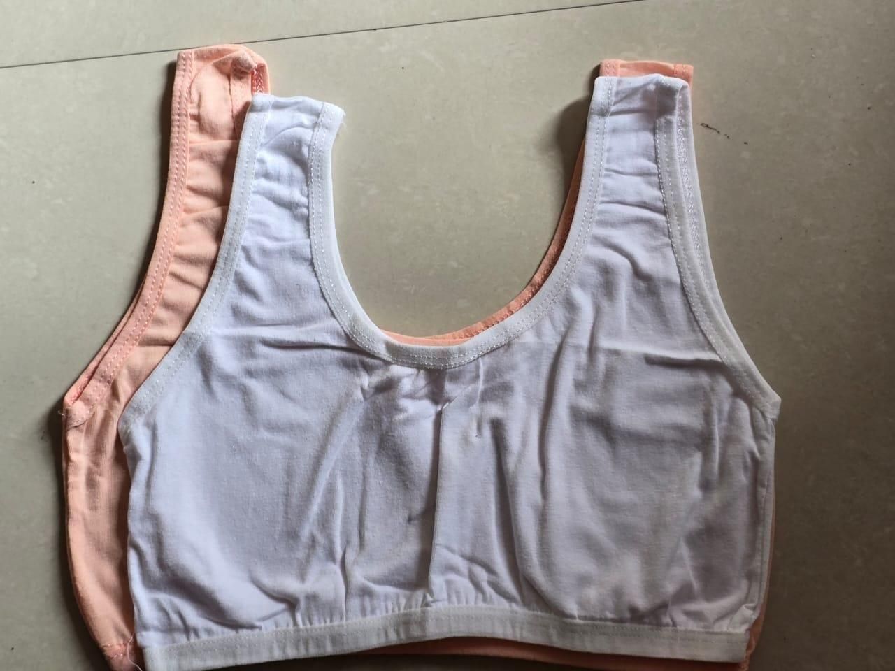 Women's Multicolor Air Bra Pack of 3 – Soft Cotton, Non-Padded, Solid Colors