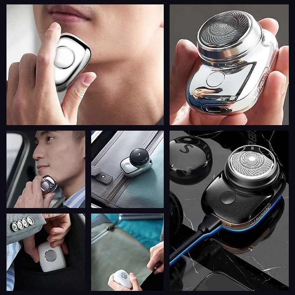 Mini Electric Razor & Rechargeable Shaver for Men – Portable, Waterproof, and Ultra-Sharp