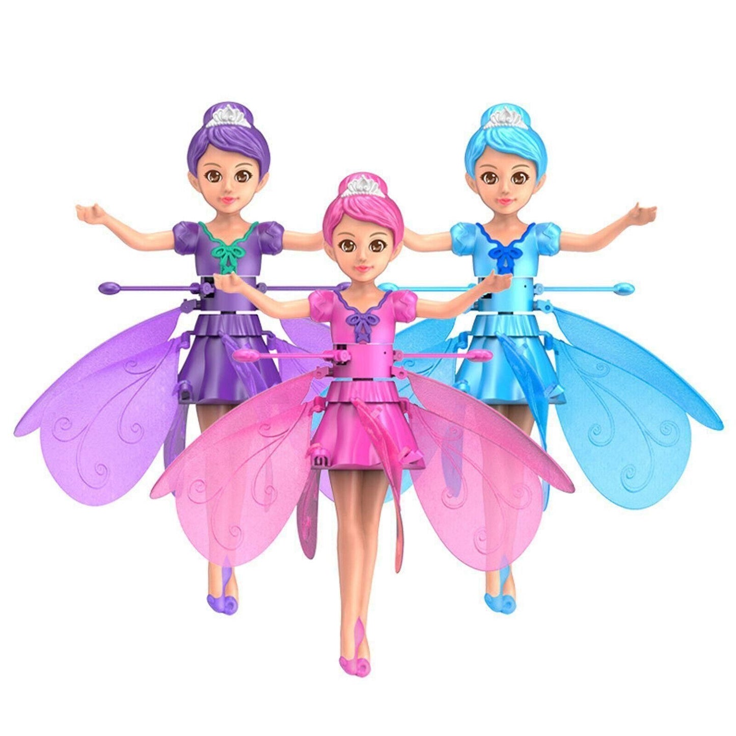 Magic Flying Fairy Princess Doll – Infrared Induction Flying Toy for Kids