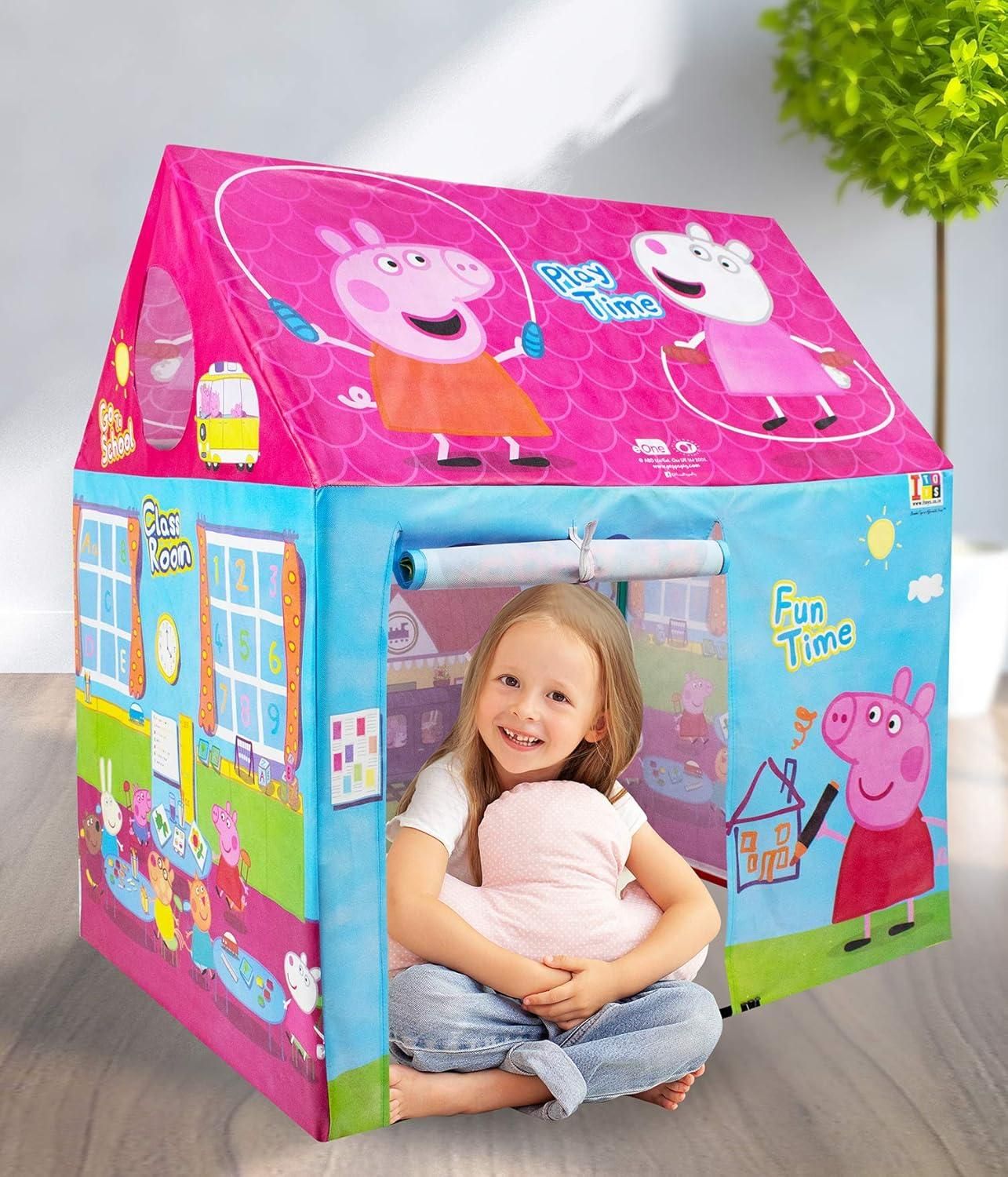 Tent House for Kids – Foldable Play Tent for Indoor & Outdoor Fun | Lightweight, Easy-to-Assemble Toy Tent (Multicolor)