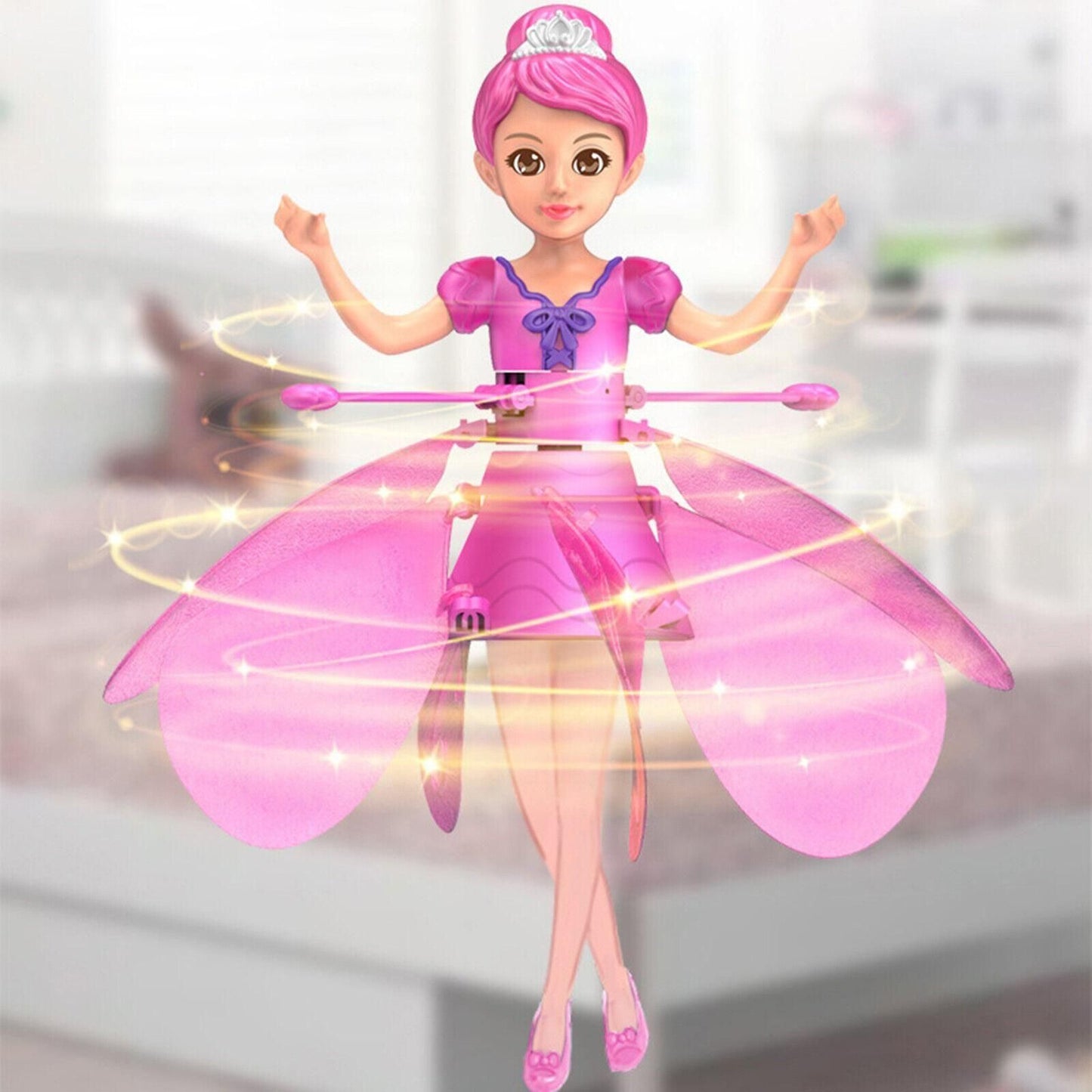 Magic Flying Fairy Princess Doll – Infrared Induction Flying Toy for Kids