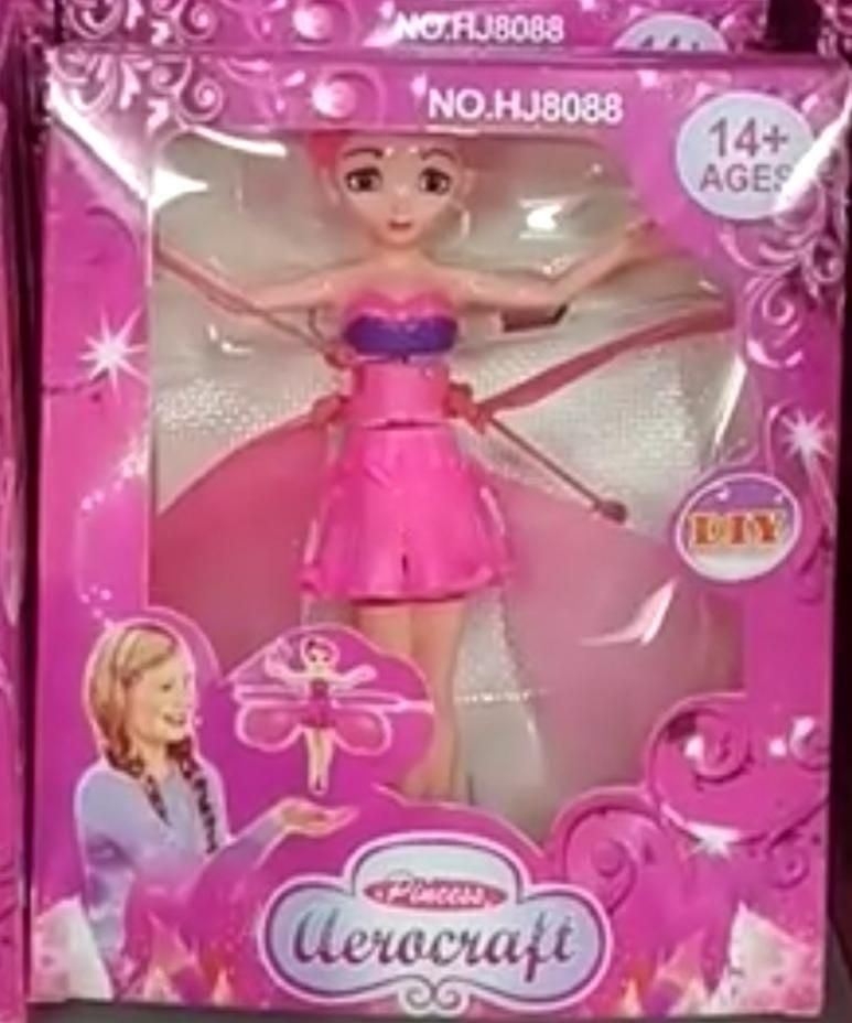 Magic Flying Fairy Princess Doll – Infrared Induction Flying Toy for Kids