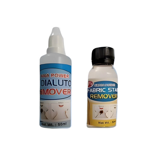 All in One Fabric Stain Remover 100ml (Pack of 2 x 50ml Bottles) – Multipurpose Stain Cleaner for Clothes & Upholstery