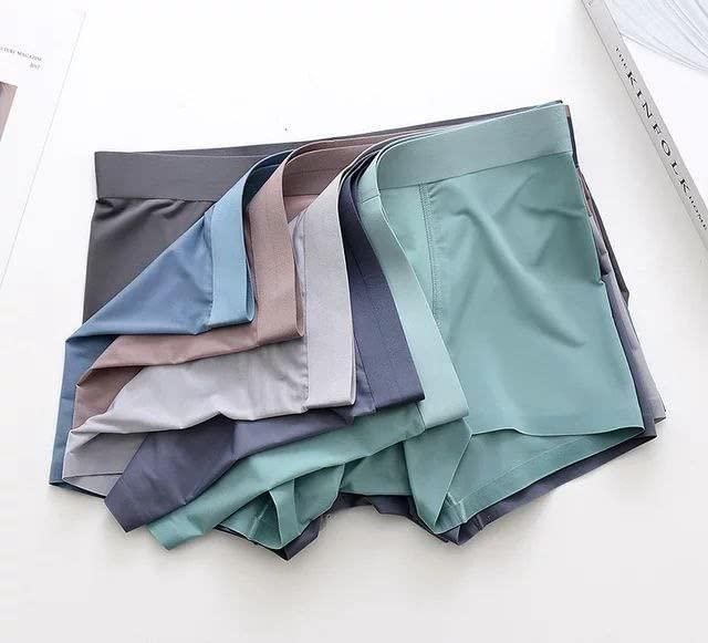 Men’s Ice Silk Briefs Boxers – Pack of 3, Multicolor, Regular Fit, Comfortable Casual Wear