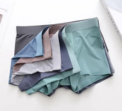 Men’s Ice Silk Briefs Boxers – Pack of 3, Multicolor, Regular Fit, Comfortable Casual Wear