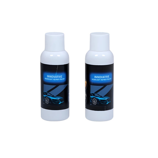 Car Headlight Repair Fluid, Scratch Remover Pack of 2 – 50ml Each