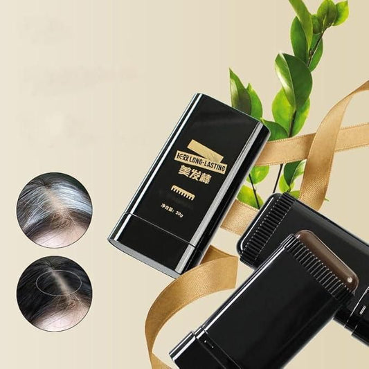 2-in-1 Hair Touch-Up Comb – Quick White Hair Cover Stick, Waterproof & Sweat-Proof Hair Color (20gm)