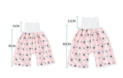 2 in 1 Baby Waterproof Leakproof Cloth Diaper Pant – Reusable Cotton Diaper for Infants &amp; Toddlers (0–6 Years)