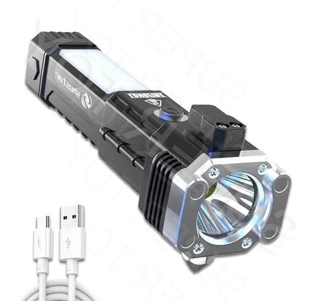 Portable Rechargeable Torch LED Flashlight