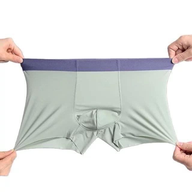 Men’s Ice Silk Briefs Boxers – Pack of 3, Multicolor, Regular Fit, Comfortable Casual Wear