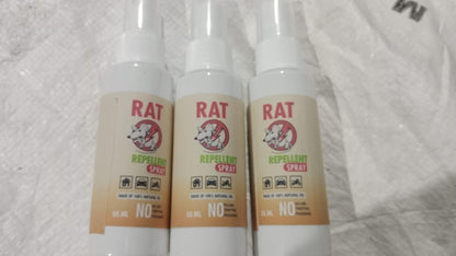 Natural Rat Repellent Spray – 50ML Each (Pack of 3), Herbal Rodent Control for Home, Car & Kitchen