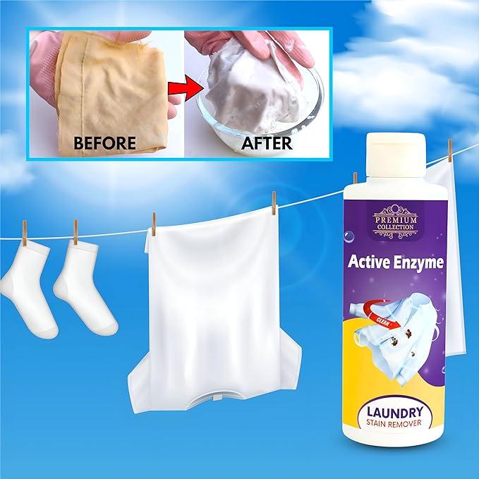 Active Enzyme Laundry Stain Remover (Pack of 2) – 100ml Each